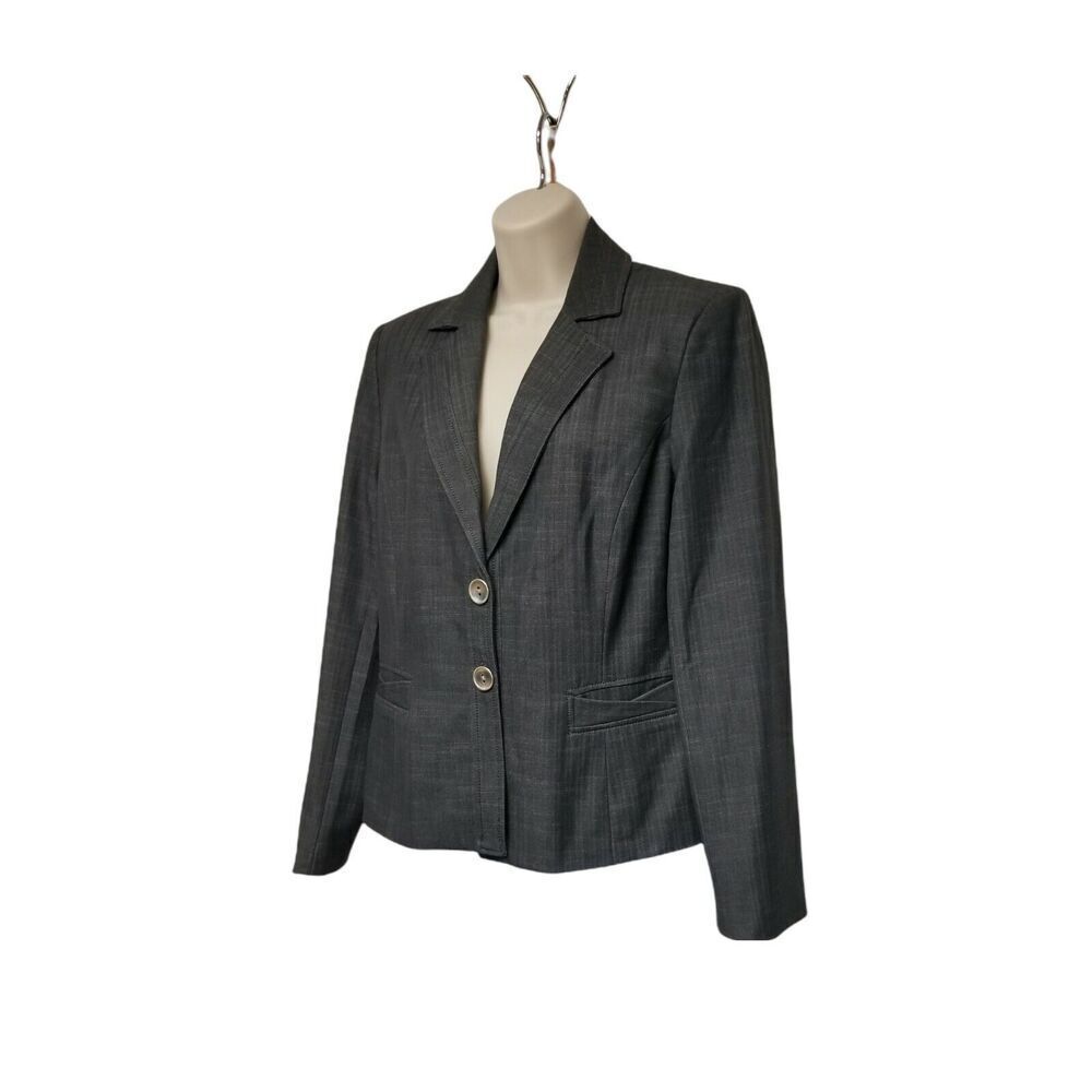 NWT Signature By Larry Levine Suit Jacket Color Heather Gray Size 8 - Picture 3 of 12